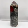 Figurine decorative di grandi dimensioni Pietra del sangue di drago Torre di quarzo naturale Punto di cristallo Arredamento e decorazioni per la casa Pezzi di minerali di pietra del sangue