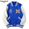 Men's Jackets Supzoom Arrival Letter Rib Sleeve Cotton Top Fashion Single Breasted Casual Bomber Baseball Jacket Loose Cardigan Coat 230303