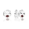 925 Silver Fit Pandora Earrings Crystal Fashion women Jewelry Gift Ear Studs Elegance Golden Bee Padlock-inspired Love Locks Brilliant Bow