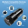 USB -autolader Snel opladen PD Quick Charge 3.0 USB C Car Telefoonladeradapter voor iPhone 14 13 12 Xiaomi Samsung Huawei