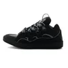 Top casual shoes leather curb dress shoes men women sneakers Grey Dark Green Light Blue Racer Blue Triple Black Beige Yellow White Blue Rainbow