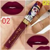 Błyszczyk do ust Cmaadu Matte Lipstick Magic Nonstick Metal Pearlescent Scl y Waterproof Liquid Veet Drop dostarczenie zdrowia Makijaż Usta Dhxik