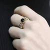 20% OFF 2023 New Luxury High Quality Fashion Jewelry for Abstinence is high cold temperament ancient neutral style opening obsidian antique brass ring
