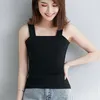 Women's Tanks Woman Summer Sleeveless T-shirt Casual Cotton Turtleneck Woman's Tank Top Black White Lady Clothing