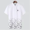 Designer men's short-sleeved polo shirt Fashion embroidered letters Business classic summer wear