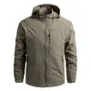 Herrenjacken Herren Outdoor Wanderjacken Wasserdichter Kapuzen-Windbreaker-Mantel Herren Herbst Freizeitjacke Taktik Militärjacken Herren 5XL 230303