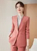 Abiti da donna Blazer Abiti da lavoro da donna con pantaloni e giacche Cappotto Autunno Inverno Stili OL Abbigliamento da lavoro professionale Tailleur pantalone Blazer Pantaloni Set 230306