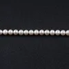 Beaded Necklaces Fine Jewelry Selling Chinese Akoya Round Shape Natural White Color Pearl Strand 230306