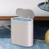 Afvalbakken 8L/7L SMART SENSOR PRASH CAN Automatisch huishoudelijke elektronische prullenbak kan keuken afval bin toilet waterdichte smalle naadsensor bin 230306