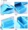 Blyertskolor Creative Multifunction Pencil Box Case School Pencil Case School Stationery Pen Holder Pink Blue For Boysgirls J230306