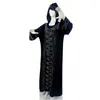 Vêtements ethniques Robe musulmane pour les femmes Abaya Dubai Party de luxe à capuche Turquie Islam Kaftan Vêtements africains Ramadan Eid Djellaba Robe Plus