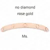 Bracelet Designer Jewelry Bracelets Designer Fomen Women Chand Vis Gold Bracelets Bangles 4CZ pour femmes pour hommes GIF183D