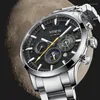 Zegarek Szwajcaria Nesun Japan Automatyczne mechaniczne zegarki mechaniczne Sapphire wielofunkcyjne 50 m wodoodporna faza księżyca