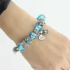 925 Crown e Hearts Charms Bracelet para Pandora Snake Chain Fashion Designer Jóias para mulheres namorada presente DIY Bracelets