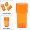 46 mm plastic tabakslijsten Rook Accessroy met Jar/Container Crusher Herb Minder 2 Lagen CNC Tanden Filter Net Droog Herb Vaporizer Pen Rookaccessoires