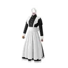 Anime Costumes 2021 Men's Women's Maid Dress Anime Cosplay French Restaurant Long Style Maid Come Apron Dresses Black White Long kjol Z0301