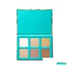 Oogschaduw nieuwe bretmen babe in paradise 6 kleuren oogschaduw palet make -up hoogtepunt bronzer gloed contour drop levering gezondheid schoonheid schoonheid dh81d