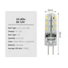 10pcs/lot G4 LEDランプバルブ1W AC DC 12V 220V 24LEDコーンライトスポットライトシャンデリアSMD 3014ハロゲンランプの交換ホーム照明