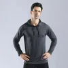 Vêtements de sport Pull à capuche à haute élasticité et à séchage rapide Automne / Hiver Fitness Running Vêtements d'entraînement Sportswear Sport à manches longues