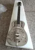 40 "18 Series Remarch Resonator Gitaar Gitaar Resophonic Gitars Dobra zeldzame-gitaar 1811f Chrome Hawaii Tree Palm Patroon O Style Brass Body Electric-Guitar