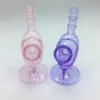 Mini garota colorida colorida espessa bubbler tubula filtro amor espadas de coração seco erva de tabaco prerroll rolling cigarreting cigarrencer bong piphe de água fumando tubo dhl