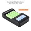 Liitokala Lii-PD4 Lii-600 Lii-500 charger 21700 Battery Charger 3.7V 18650 26650 18350 16340 18500 14500 1.2V AA AAA LCD Smart Charger