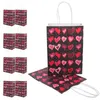 Gift Wrap Gift Paper Valentines Day Party Valentine Candy Heart Goodie Love Wedding Tote Treat S Pouches Design Wrapping Decorative Box 230306