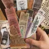 Geschenkverpackung 40 PCs Vintage Sticker Set Retro Ornamente Washi für Scrapbooking Kid DIY Arts Crafts Junk Journal Planer