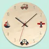 Wandklokken Stijl Creative Clock Noordse houten Retro woonkamer Huis Groothandel