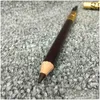 Eyebrow Enhancers Makeup Leopard Grain Pencil Waterproof Professional Brush Black Cosmestic Tools Eye Liner Drop Delivery Health Beau Dhefy