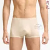 Onderbroek natuurlijke zijden boksers shorts broek taille big size 5xl 42 kw kunde breien naald