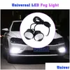 LED-Tagfahrlicht, 1 Paar, Auto-Lichter, Drl, externes Fish Eagle Eye, mobile Strobe-Blitzlampe, Drop-Lieferung, Handys, Motorräder, Par Dhegu