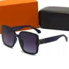 Luksusowe męskie okulary przeciwsłoneczne Designer Women Beach Słońce De Soleil Uv400 cala duże obiektywy 5 kolorów Dostępne najwyższą jakość 6108 z pudełkiem