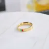 Fashion Collection 2023 New Luxury High Quality Fashion Jewelry for Aged titanium steel colorfast ancient family color fine ring men's and women's