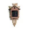 Wall Clocks Vintage Cuckoo Clock Black Forest Wooden Battery Power Nordic Style Living Room Home Decoration Accessory