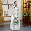 Ethnische Kleidung ao dai women long Cheongsam Party Kleid Mandarin Kragen Chinesische Stil Qipao Hochzeit Bankett Braut Kleid Vestido S-5xl