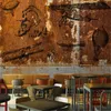 Wallpapers European Retro Hand Painted Airplane Metal Inspirational Bar Industrial Decoration Wallpaper KTV Achtergrond Wall Paper Mural 3D