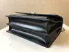 12A Upgrade Mirror Quality Luxury Designer Womens Sunset Bags Medium Genuine Leather Black Purse Crocodile Pattern Envelope Bag Crossbody Shoulder Chain Box Bag