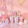 Envoltura de regalo 2M Vintage Girls Crystal PET Aceite especial Washi Cintas Suministros escolares Cinta adhesiva Adhesivo DIY Scrapbooking Etiqueta