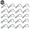 Oreille Manchette 20 Pcs Lot Implant Nez Stud Nostril Piercing Cristal Plat 20G 18G Vis Boucle D'oreille Pircing Nariz 6 MM Corps Bijoux 230306