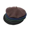 BeanieSkull Caps Dualuse Painter Hats 100% wool beret winter men's formal wear professional casual dualuse cap high quality male hat 230306