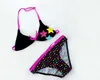 One-Pieces New Summer Bathing Suit Girls Split Two-pieces Swimwear Children Cute Star Pattern Split Bikini Girls Swimsuit Wholesale