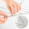 Hooks & Rails Multifunctional Clothes Drying Rack With Belt Storage Hanging Tie Shelf