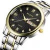 Wristwatches Brand Women's Watches Waterproof Clock Men Between The Gold Business Korean Tide Leisure Fashion Couple Quartz