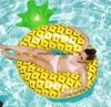 160cm Giant pineapple Floats mattress inflatable swimming ring water sports floats tube mattress beach Toy Pool Lounge seats Tube