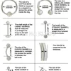 Ear Cuff ASTM 36 Nipple Tongue Ring 14G Internt tråd Skalvar Kubik Zirkoniumnipplarna Body Piercing Smycken 230303