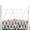 Kwiaty dekoracyjne Stylne rozszerzające się ogrodzenie składane drewniana brama zwierząt domowych do dekoracji trawnika ogrodowego na patio