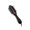 Sèche-cheveux Réglage du volume en une étape Sèche-cheveux Salon Air Paddle Styling Brush Générateur d'ions négatifs Fer à friser droit électrique Dro Dhtcl