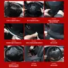 Housses de volant adaptées pour SSANG YONG Korando Rexton Aotyon cuir main couture bâche de voiture Auto intérieur accessoires