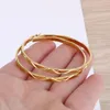 Creolen Edelstahl Ohrring Für Frauen Gold Farbe Rund Einfach Schön Party Täglich Ohrschmuck 2023 E0175 CN (Herkunft) Huggie